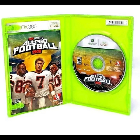 2K Sports All-Pro Football 2K8 Microsoft Xbox 360 Year 2007 Complete CIB Tested - Picture 4 of 12